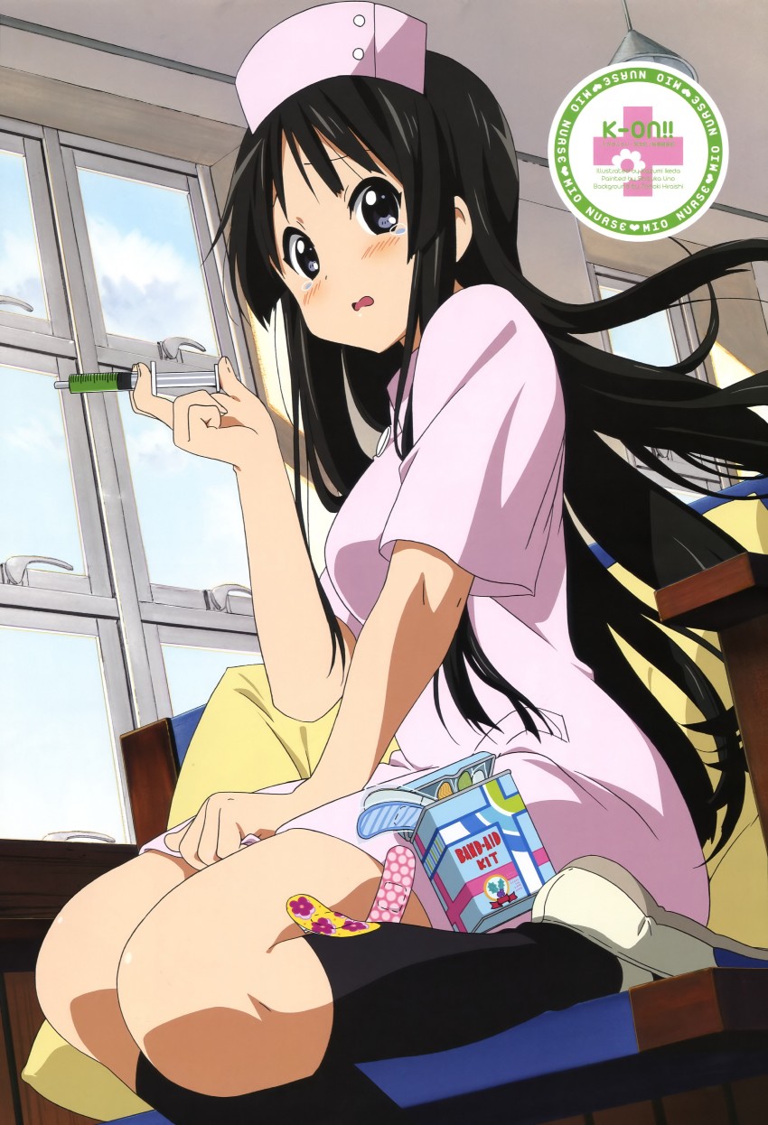 akiyama mio (k-on! and 1 more) drawn by ikeda_kazumi