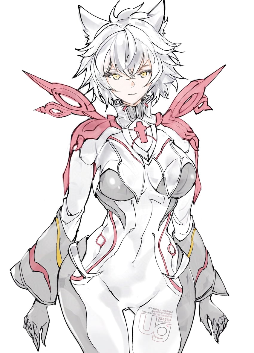 na'el and alpha (xenoblade chronicles and 2 more) drawn by ug333333