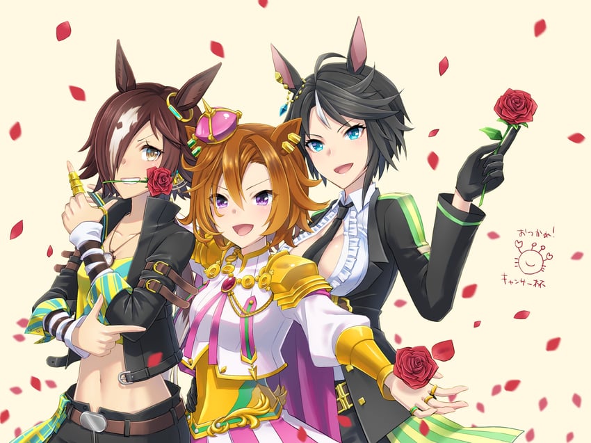 vodka, t.m. opera o, and fuji kiseki (umamusume) drawn by loveloveknight