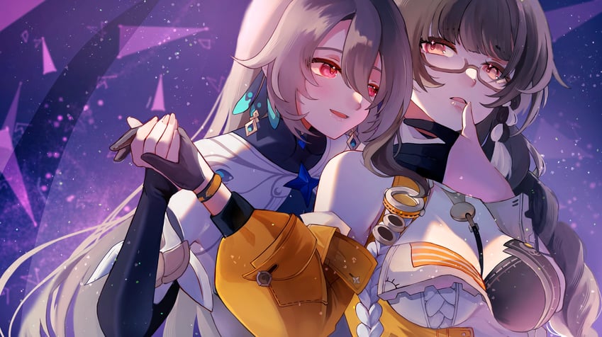 vita and female dreamseeker (honkai and 1 more) drawn by mofumanju