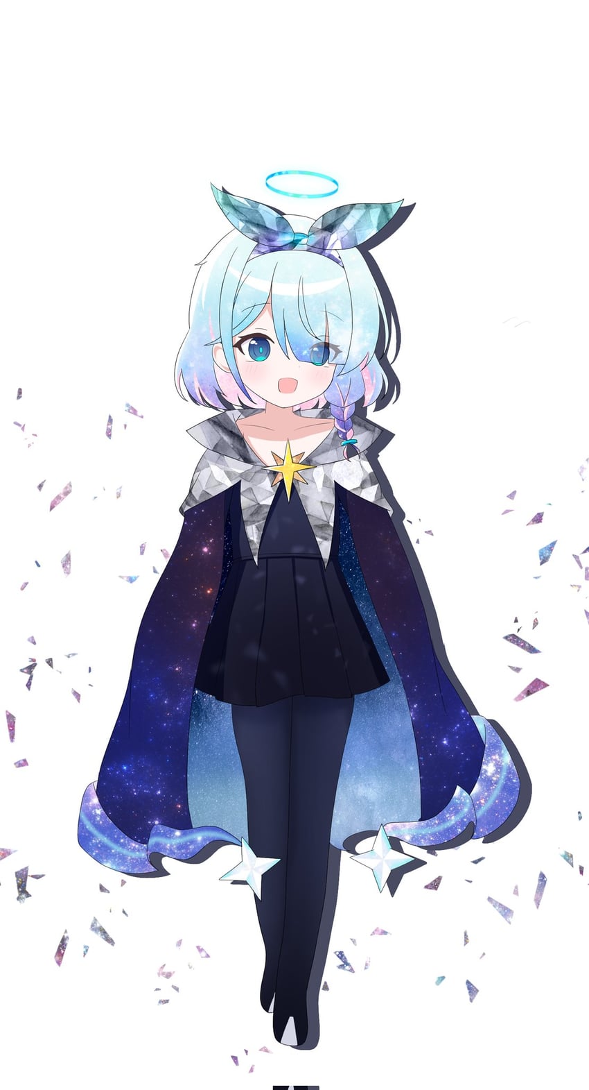 arona and stardust cookie (blue archive and 2 more) drawn by iisa111111