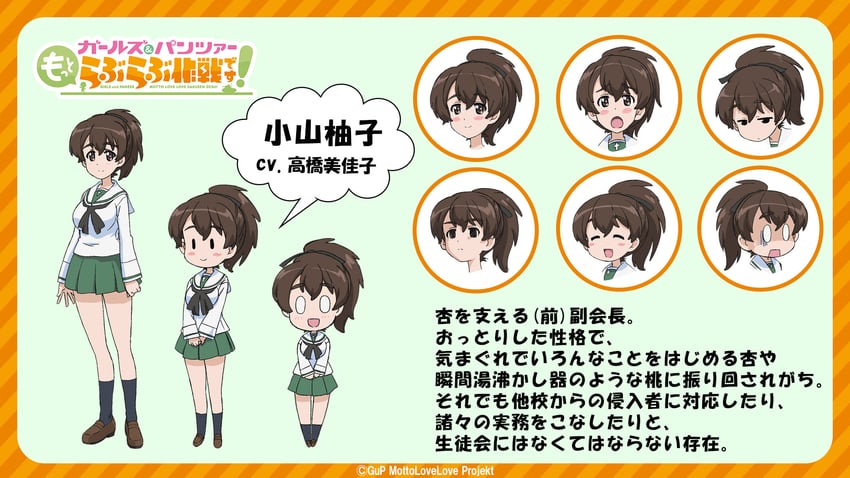 koyama yuzu and takahashi mikako (girls und panzer and 1 more)
