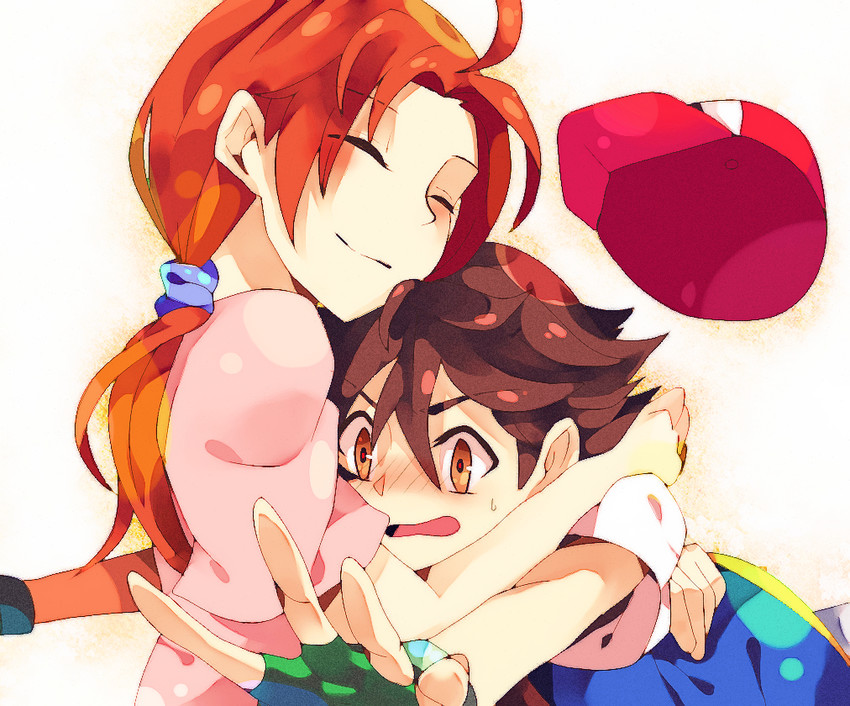ash ketchum and delia ketchum (pokemon) drawn by maguro_ouji
