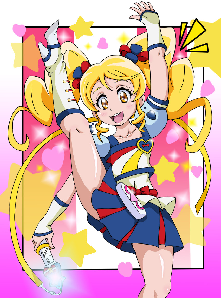 oomori yuuko and cure honey (precure and 1 more) drawn by watosonshi