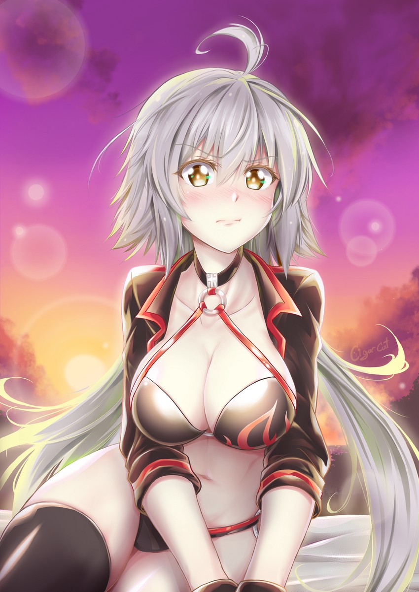 jeanne d'arc alter (fate and 1 more) drawn by cigar_cat