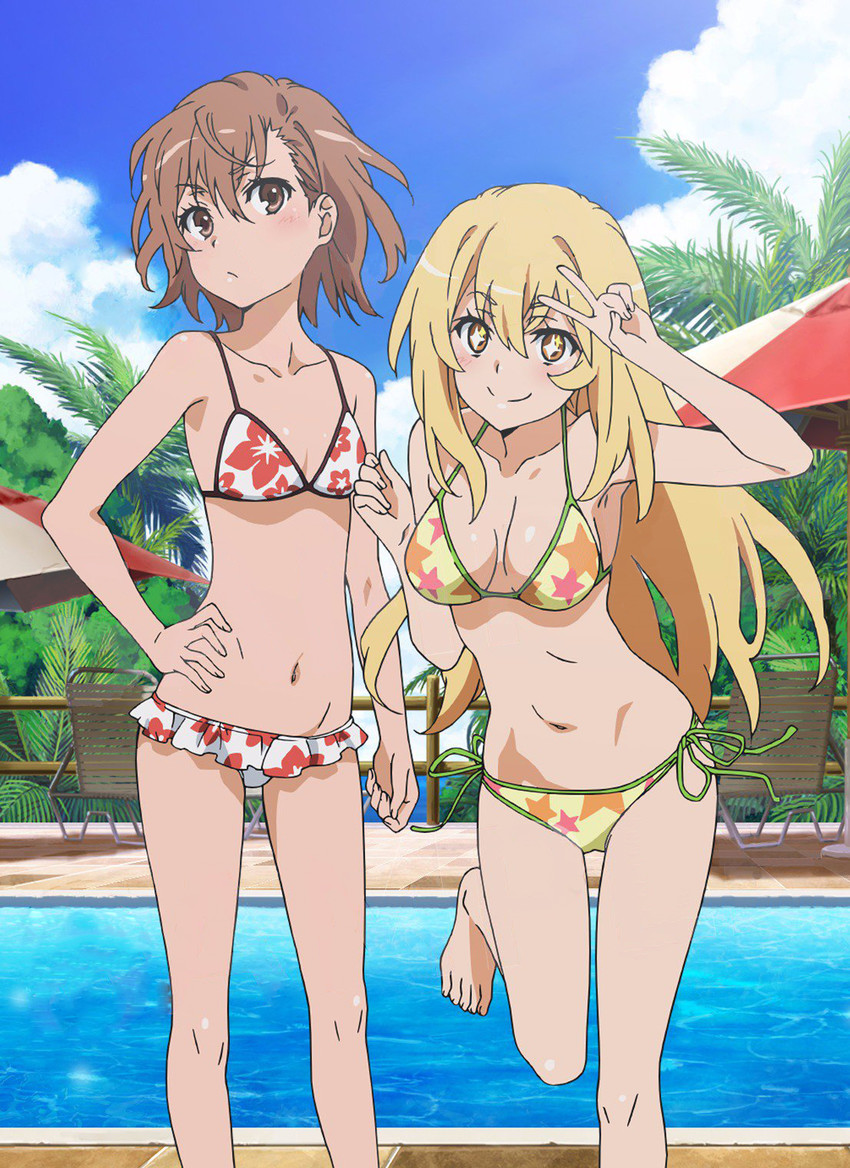 misaka mikoto and shokuhou misaki (toaru majutsu no index and 1 more)
