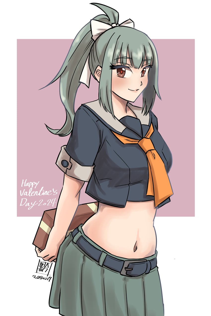yuubari and yuubari kai ni (kantai collection) drawn by kenroba_(stark_chen)