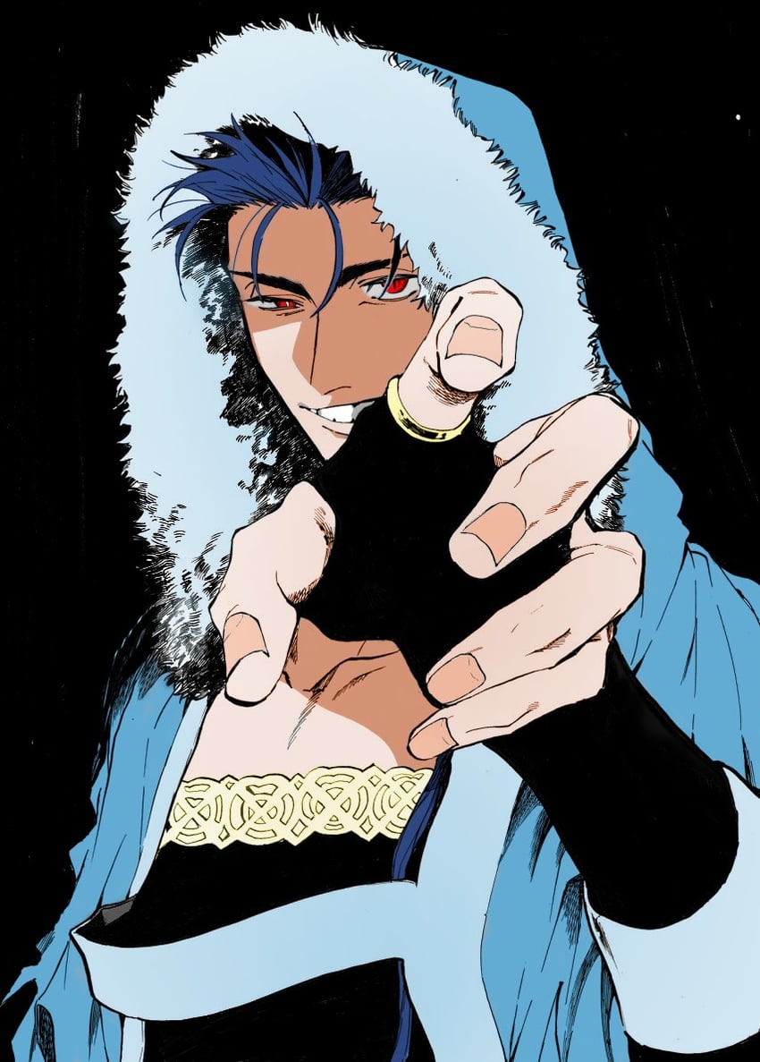cu chulainn (fate and 1 more) drawn by maripaka