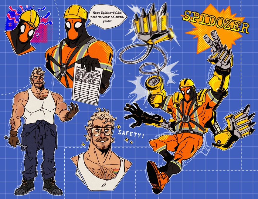 original and 3 more drawn by evans_endeavors