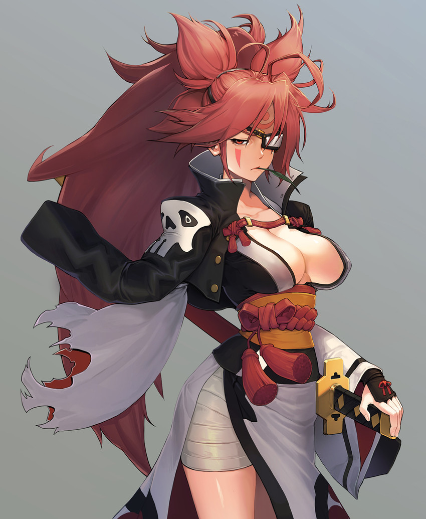 baiken (guilty gear and 1 more) drawn by k1_(erin22)
