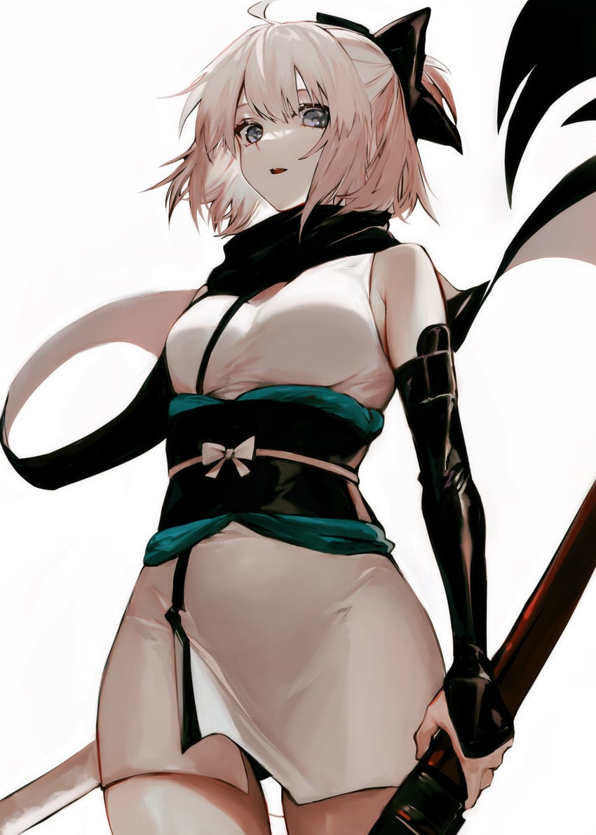 okita souji (fate and 1 more) drawn by albino_(a1b1n0623)