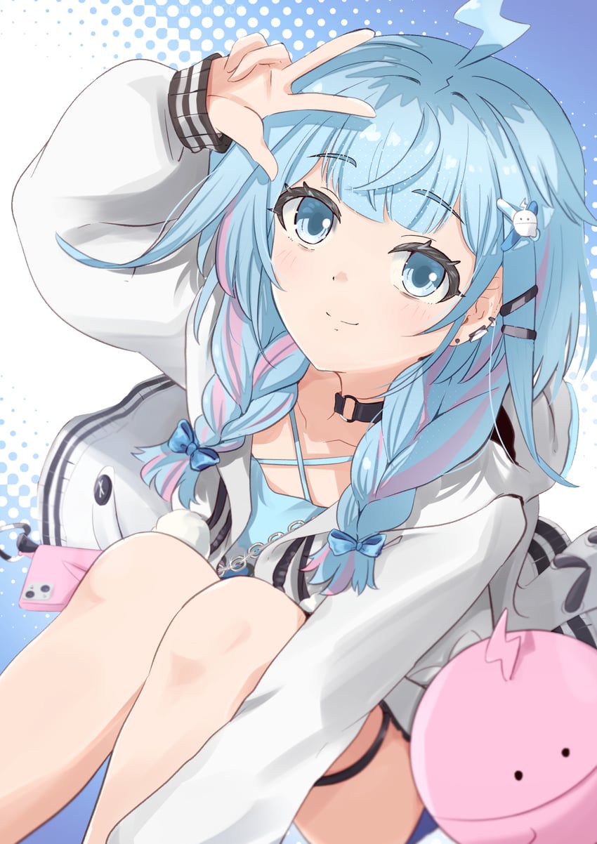mizumiya su (hololive and 1 more) drawn by susutaketakumi