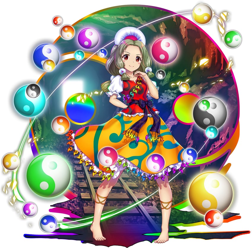 tamatsukuri misumaru (touhou and 1 more) drawn by rotte_(1109)