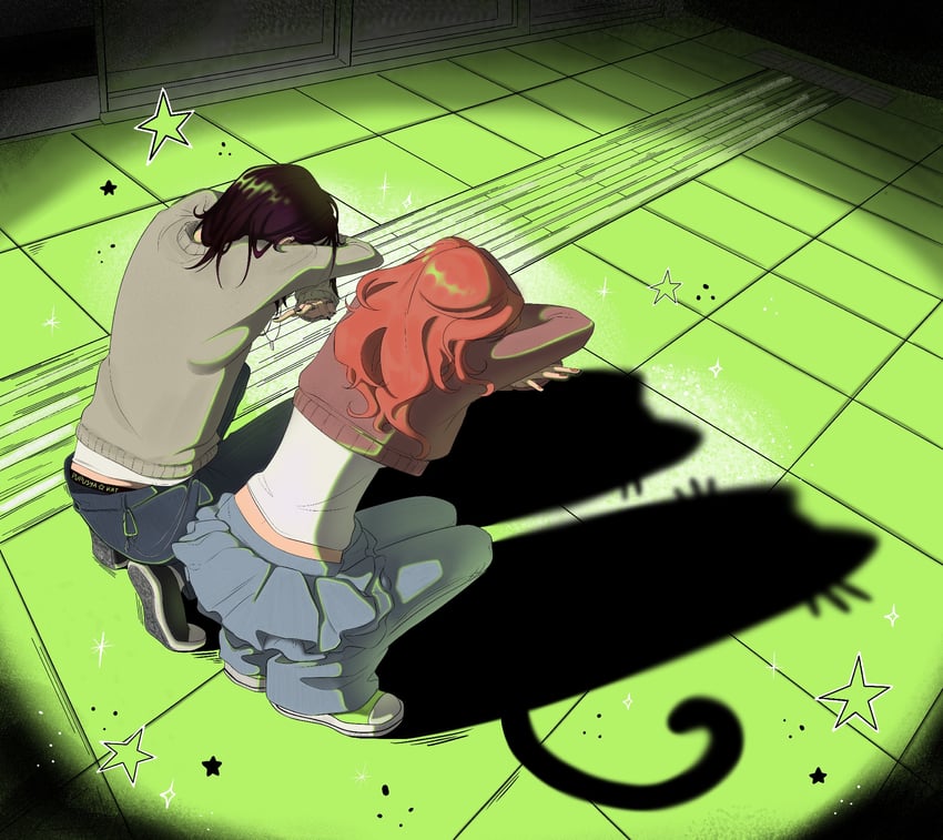 koga mitsuki and oosawa aya (kininatteru hito ga otoko ja nakatta) drawn by pupusya_kat
