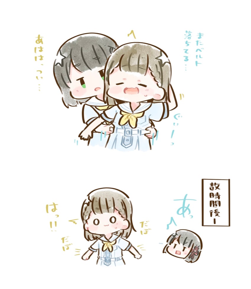 momose ginko and kachimachi kosuzu (love live! and 1 more) drawn by gentaro_(g_teall)