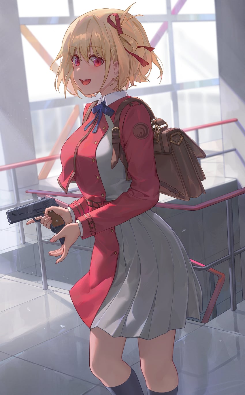 nishikigi chisato (lycoris recoil) drawn by free_style_(yohan1754)