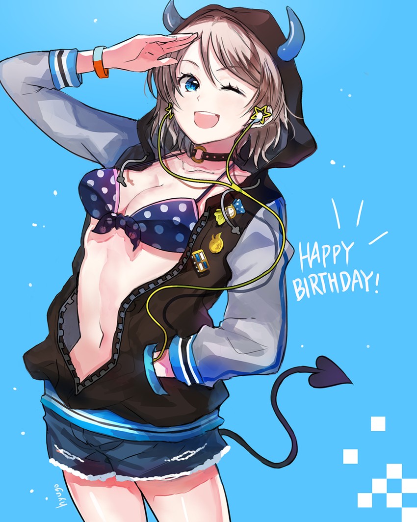 watanabe you (love live! and 1 more) drawn by hyugo
