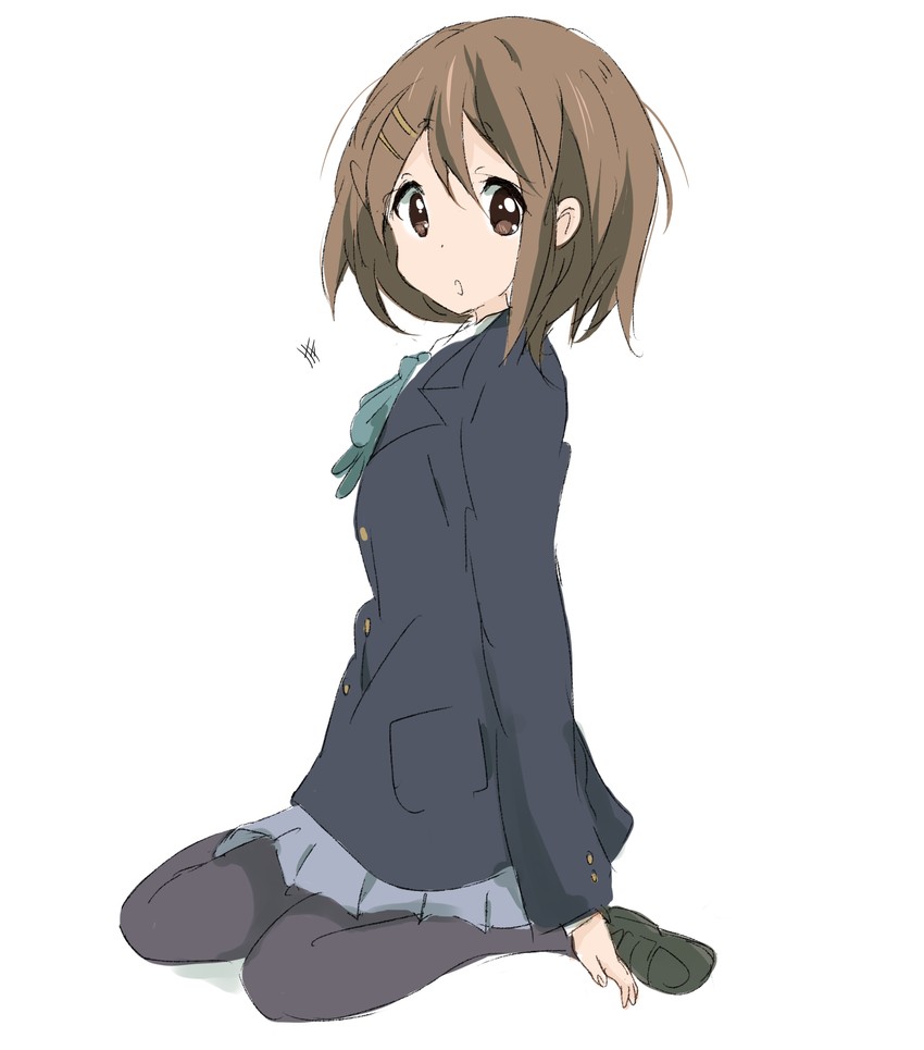 hirasawa yui (k-on!) drawn by core_(mayomayo)