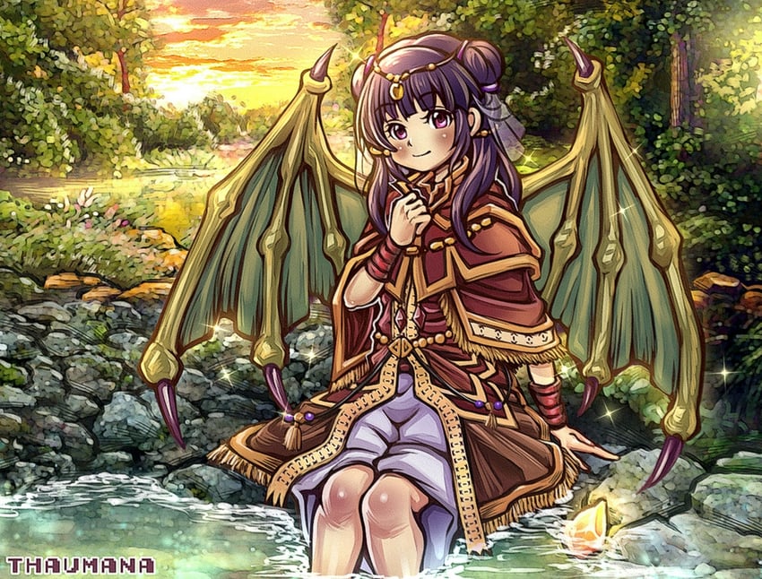 myrrh (fire emblem and 2 more) drawn by thaumana