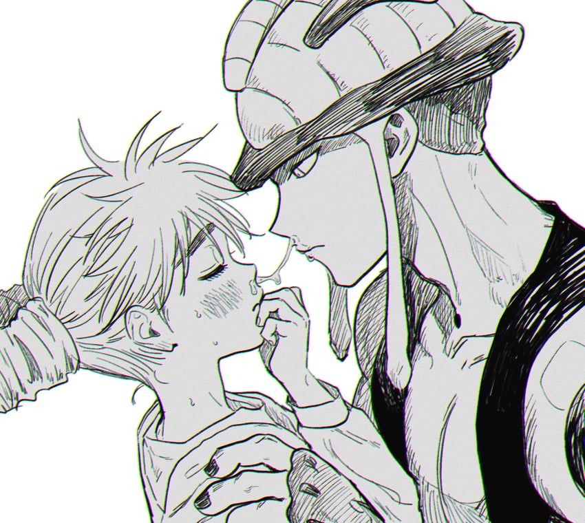 meruem and komugi (hunter x hunter) drawn by vinny_(bisc_0)