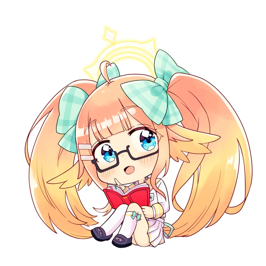 shimiko (blue archive) drawn by milkmochi