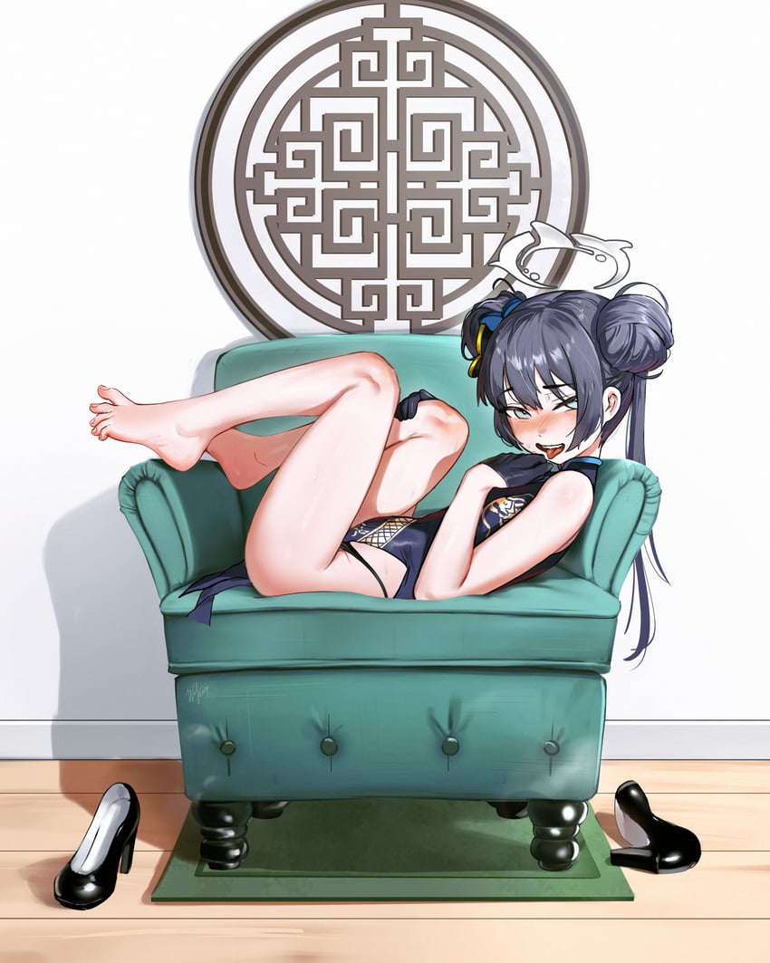 kisaki (blue archive) drawn by waligner