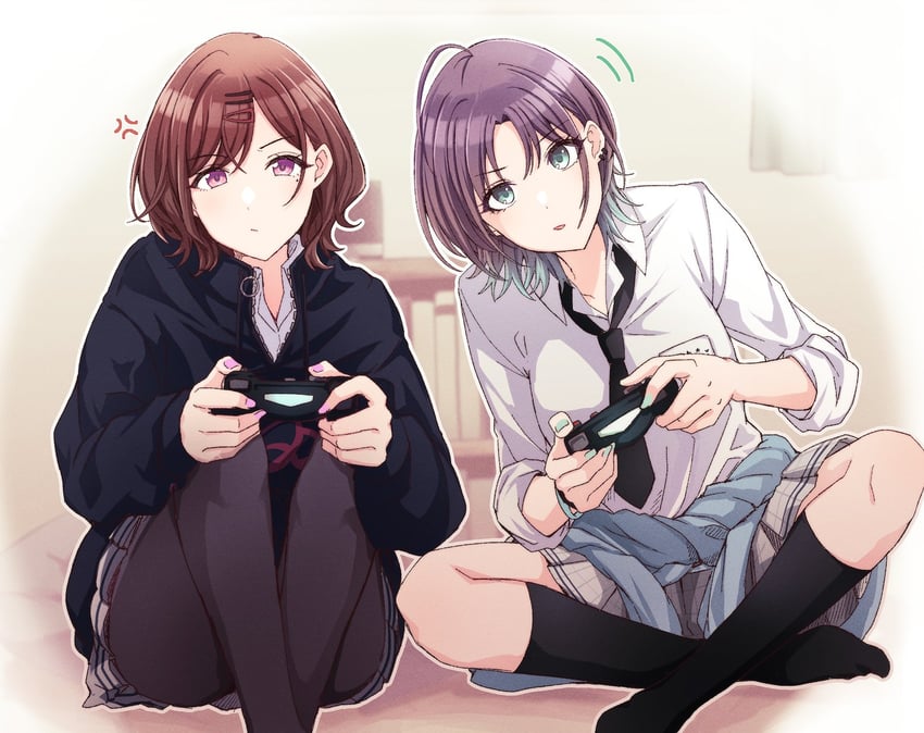 higuchi madoka and asakura toru (idolmaster and 1 more) drawn by kusaka_io