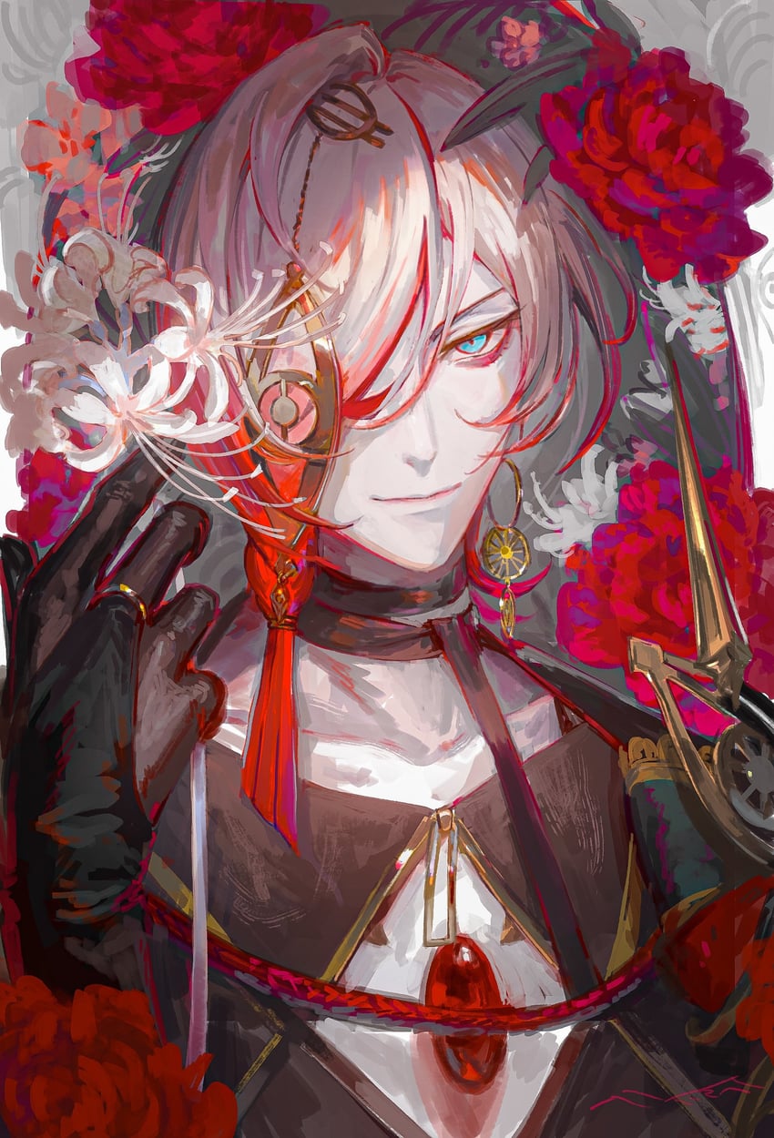 karna (fate and 1 more) drawn by egawa_akira