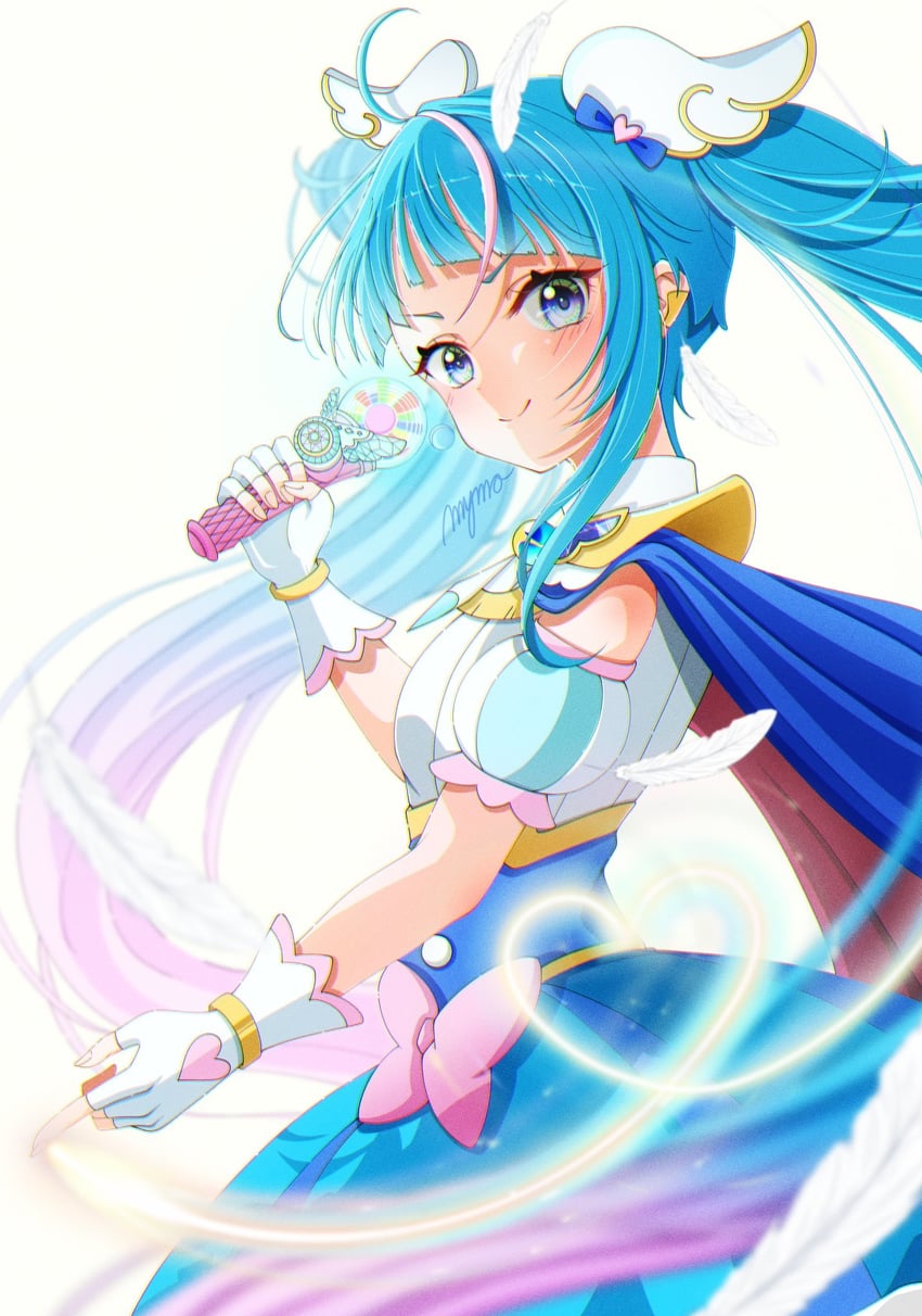 sora harewataru and cure sky (precure and 1 more) drawn by mymo0527