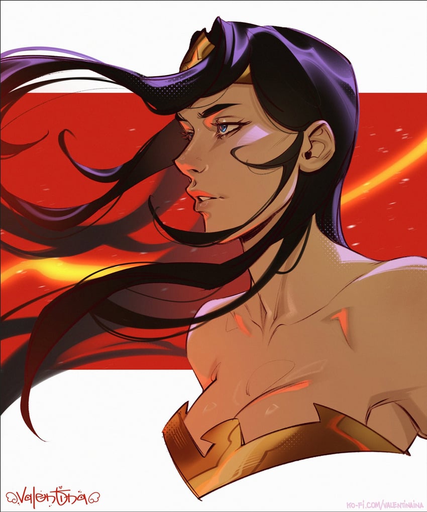 wonder woman (dc comics and 1 more) drawn by valentina_tavolilla