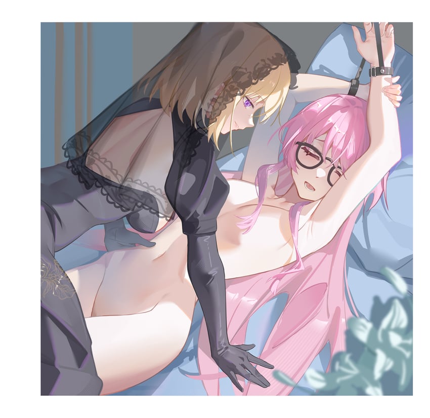 chihaya anon and misumi uika (bang dream! and 1 more) drawn by comet-c