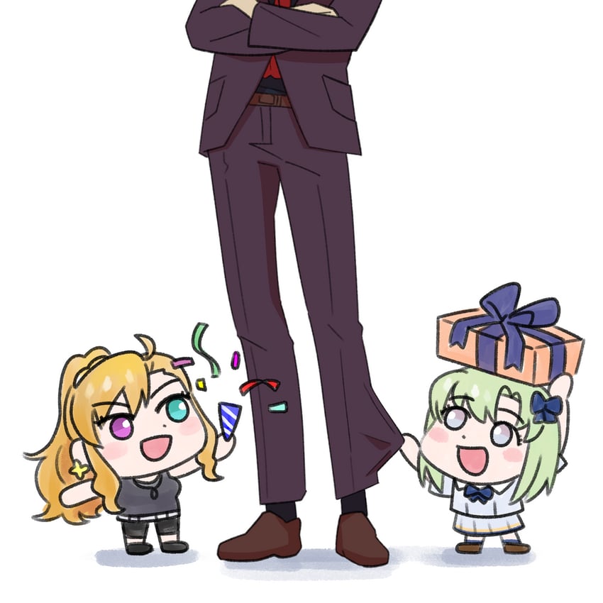shiika, leon, and kuroi takao (idolmaster and 2 more) drawn by ohgi910