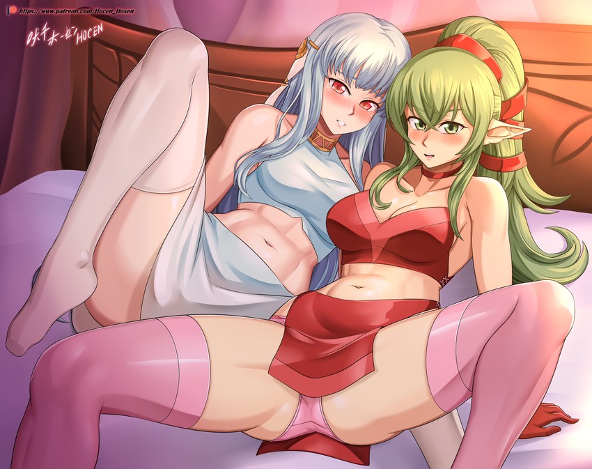 tiki and ninian (fire emblem and 2 more) drawn by vilde_loh_hocen