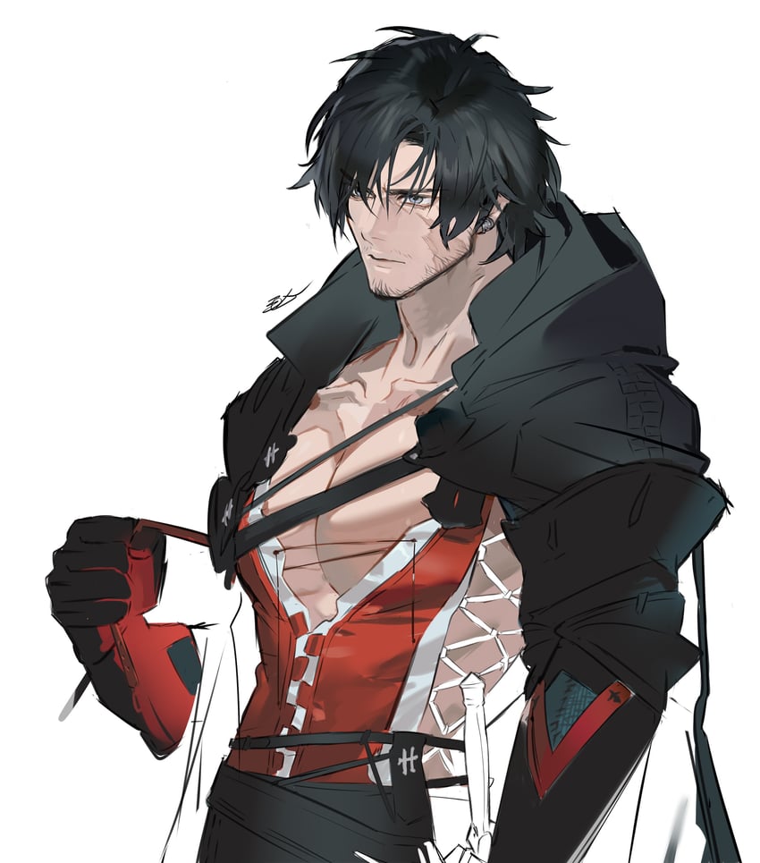clive rosfield (final fantasy and 1 more) drawn by mao_qiu_mao_qiu