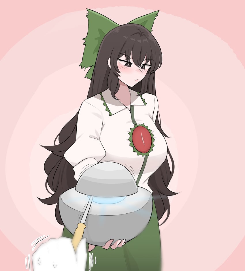 reiuji utsuho (touhou and 1 more) drawn by mata_(matasoup)