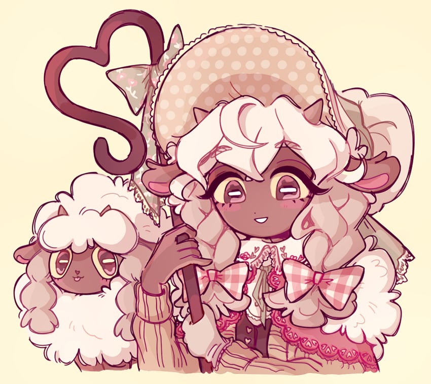 wooloo (original and 1 more) drawn by nekozneko