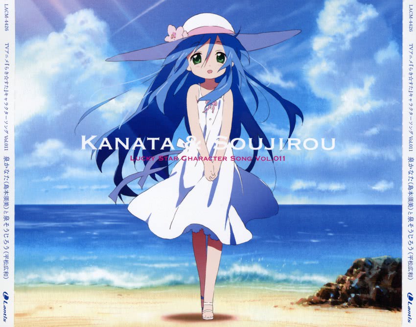 izumi kanata (lucky star) drawn by horiguchi_yukiko and kesamaru_emi