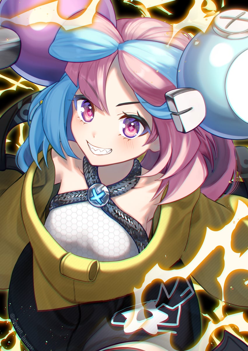 iono (pokemon and 1 more) drawn by nanahi_tsubaki