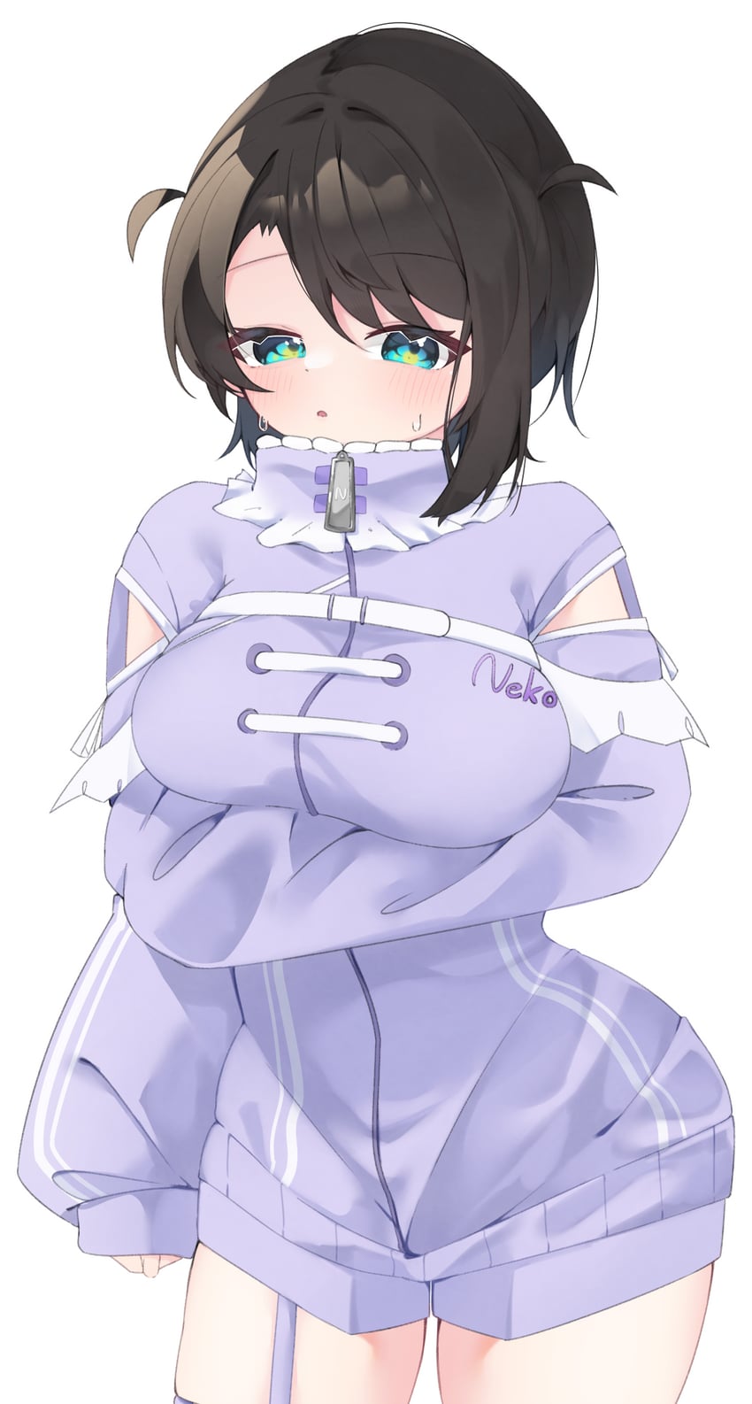 nekomata okayu and oozora subaru (hololive) drawn by toyana