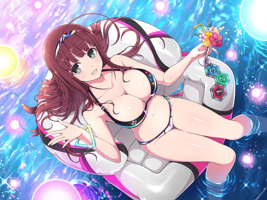 ui (senran kagura and 1 more) drawn by yaegashi_nan