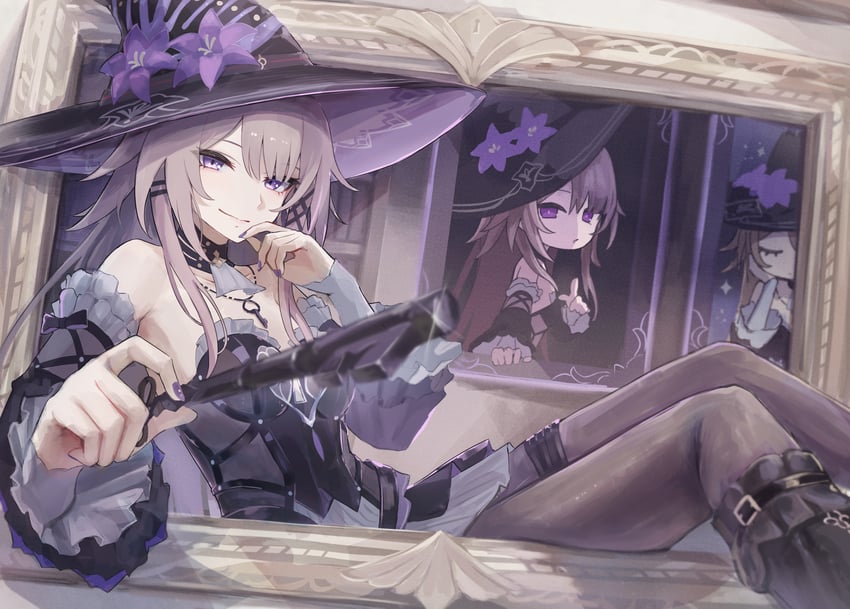 herta and the herta (honkai and 1 more) drawn by sanshoku_dango_(shukosuko)