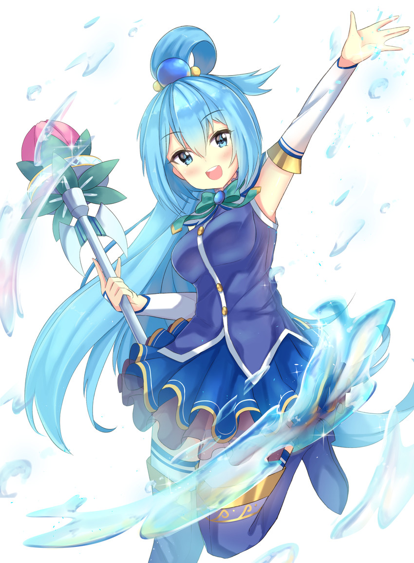 aqua (kono subarashii sekai ni shukufuku wo!) drawn by holmemee