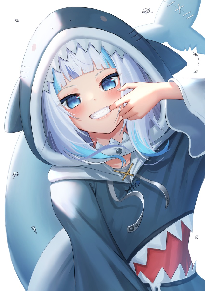 gawr gura (hololive and 1 more) drawn by suraimu_(suraimuraimu)