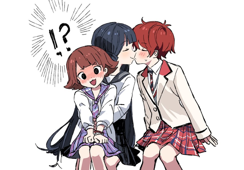 kitakami reika, julia, and nonohara akane (idolmaster and 2 more) drawn by itohari_(mamiiori1)