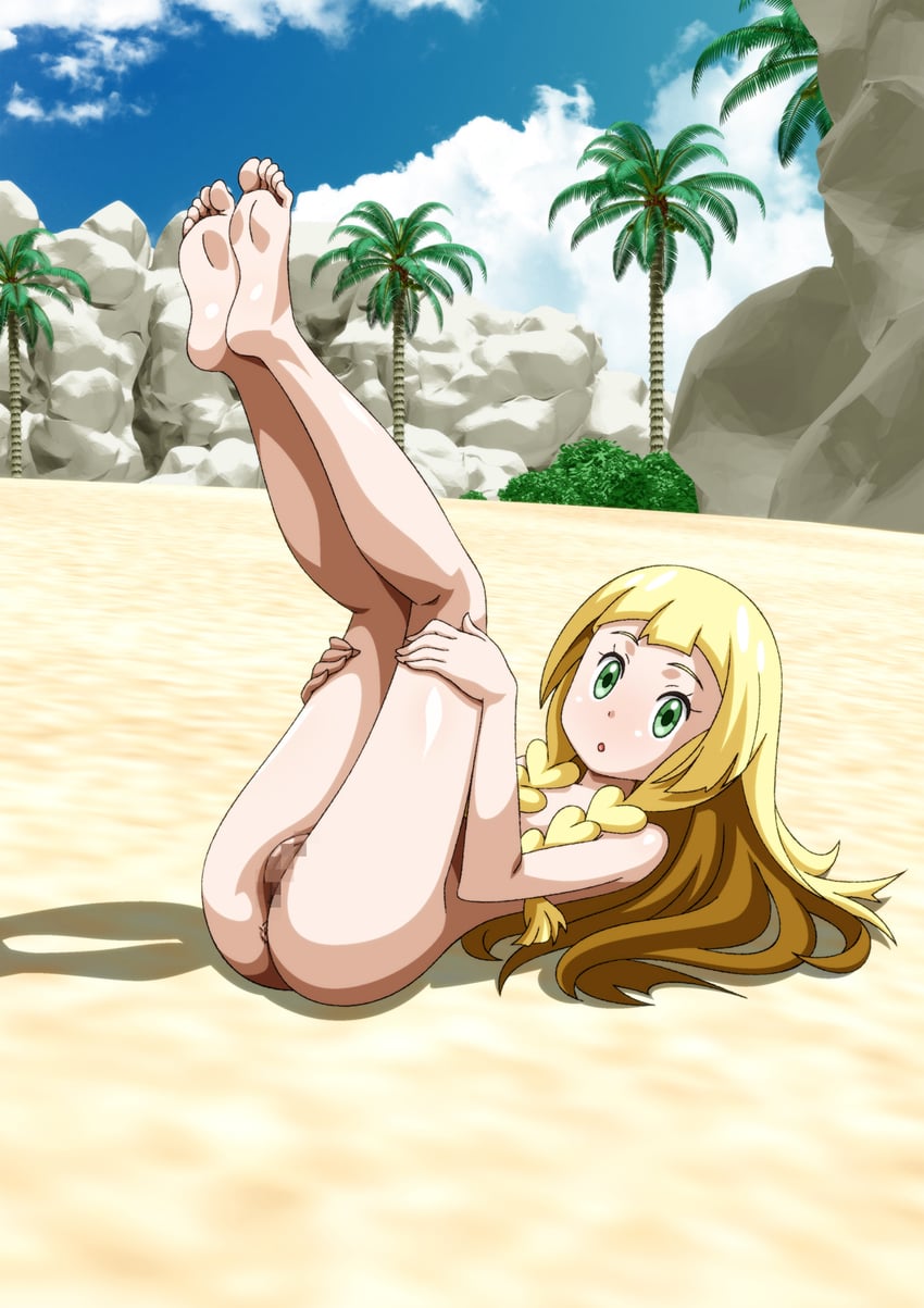 lillie (pokemon and 1 more) drawn by carinae