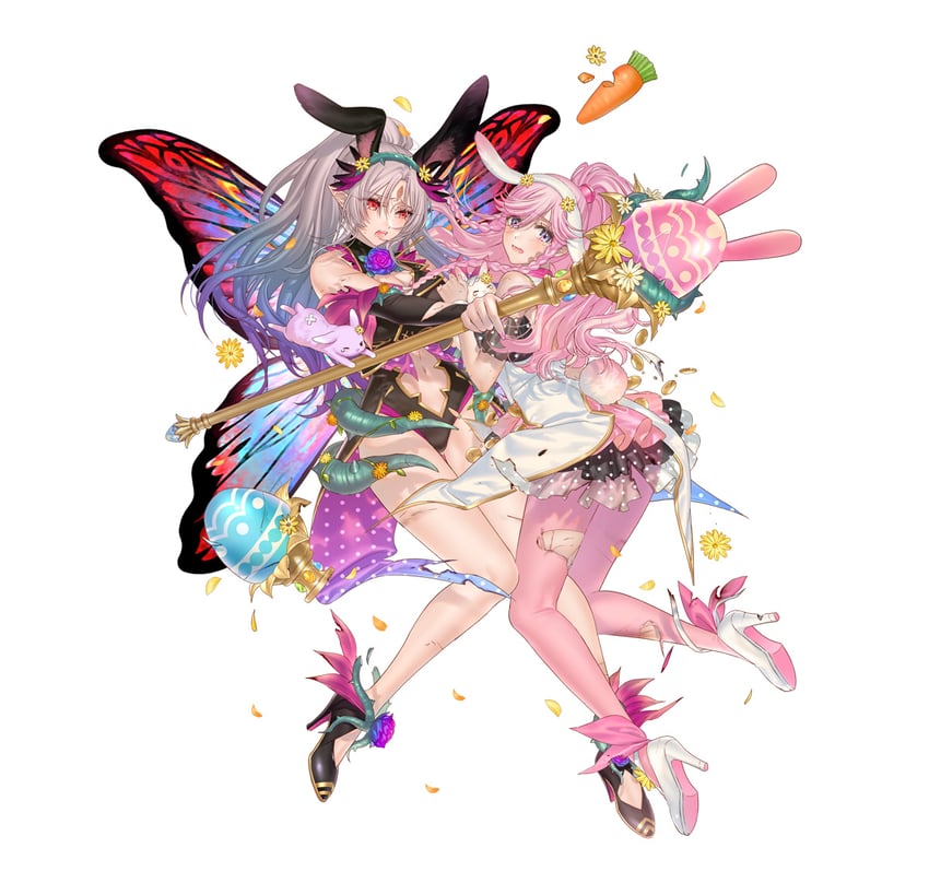 olivia and plumeria (fire emblem and 2 more) drawn by kippu