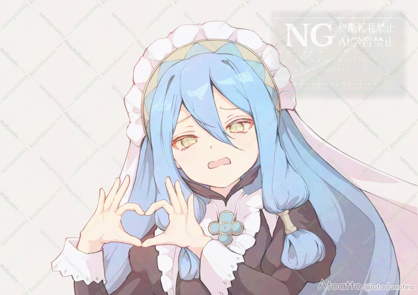 azura (fire emblem and 1 more) drawn by atoatto
