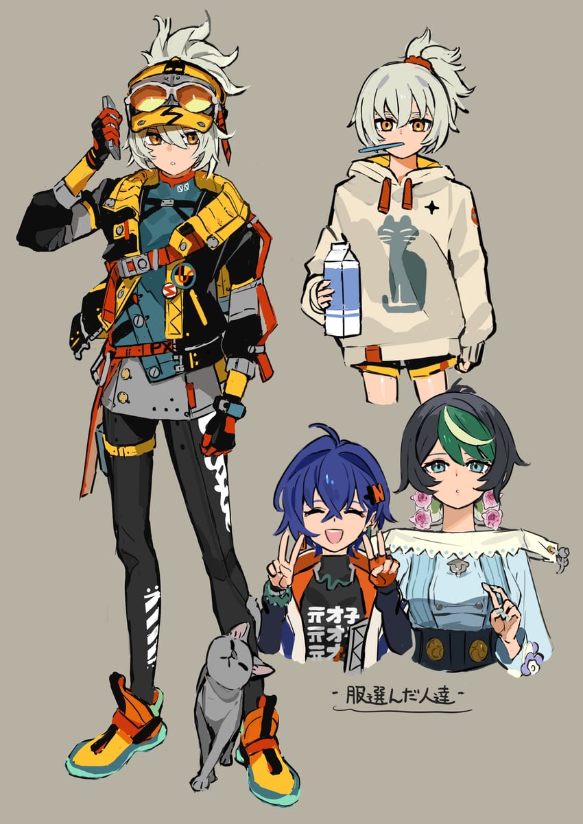 belle, soldier 11, and orchidea (zenless zone zero) drawn by atory_totory