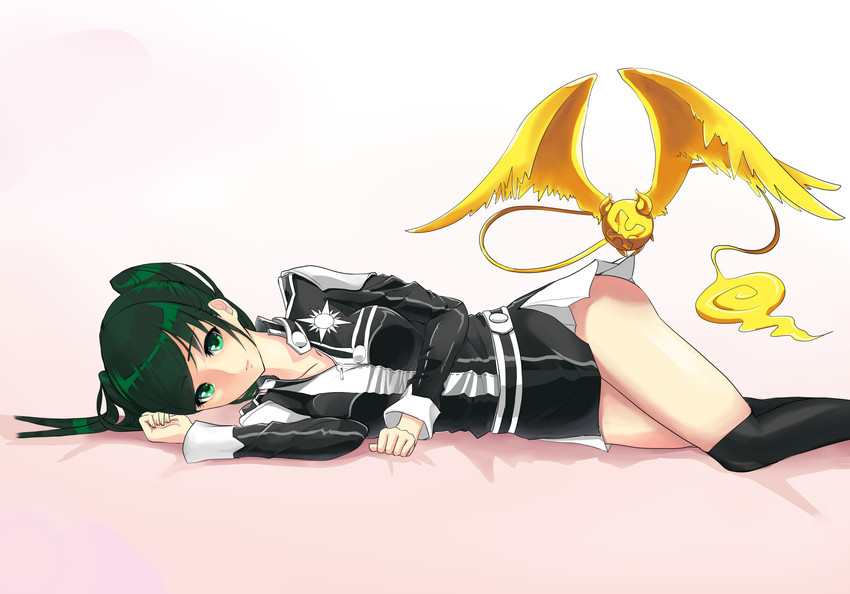 lenalee lee and timcanpy (d.gray-man) drawn by me_ao_(many_blue_leaves)