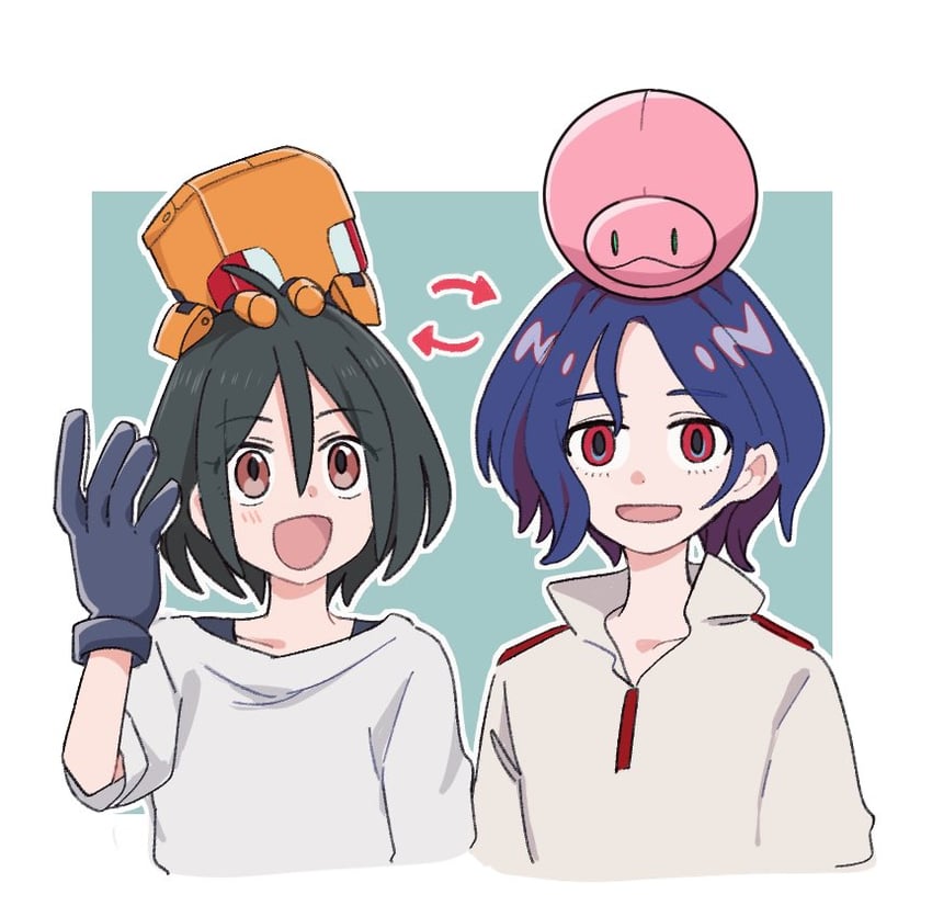 shuji ito, conch, bellri zenam, and nobell (gundam and 2 more) drawn by sbr_ghn